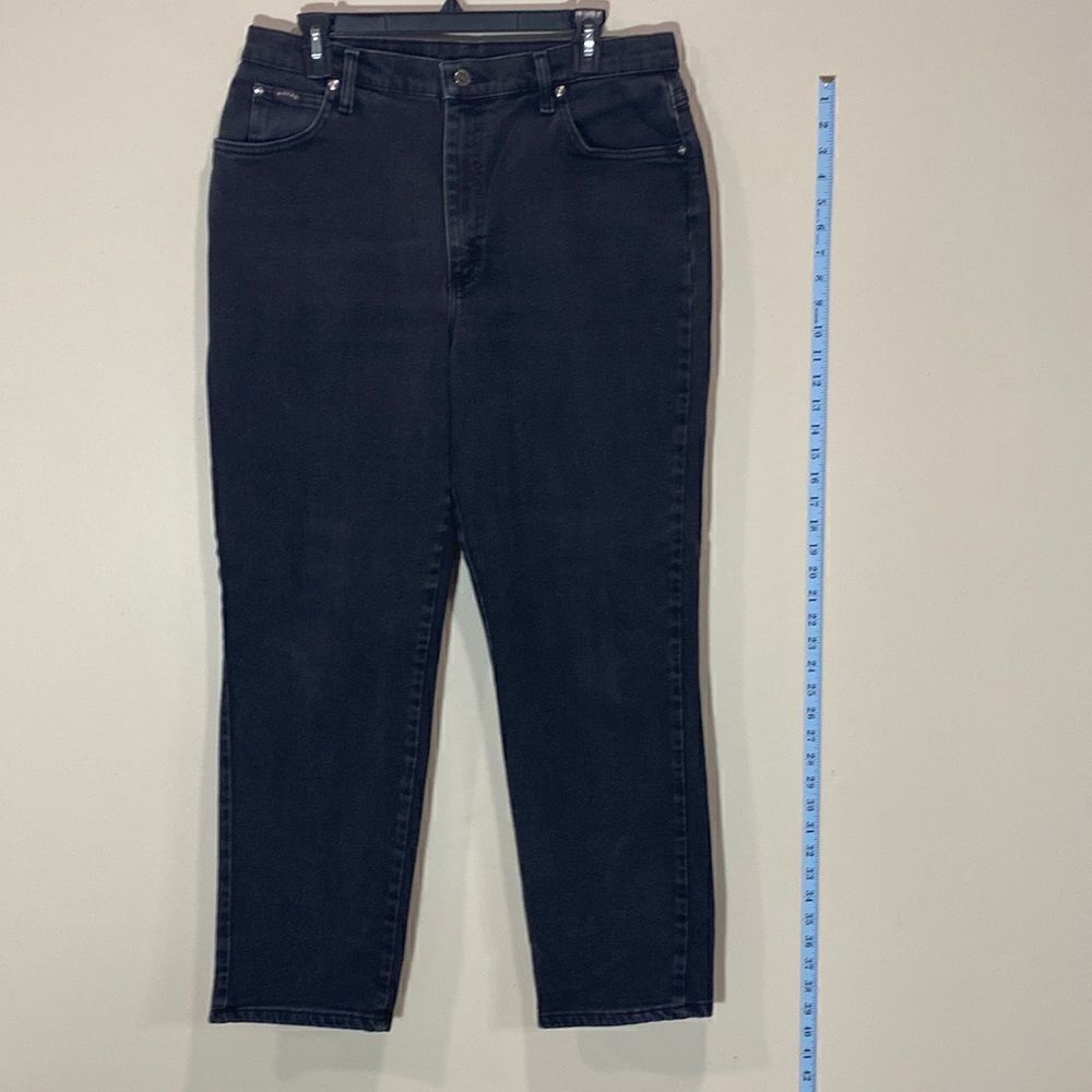 Riders Plus Size Black Jeans. Size 16P